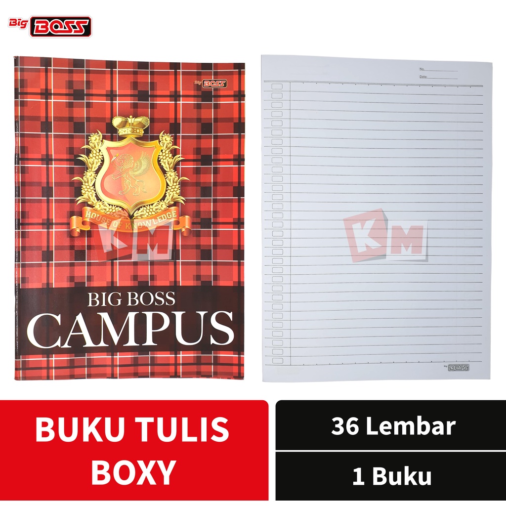 Jual Buku Tulis Boxy Big Boss Campus Isi 36 Lembar / BigBoss 36 Lbr ...