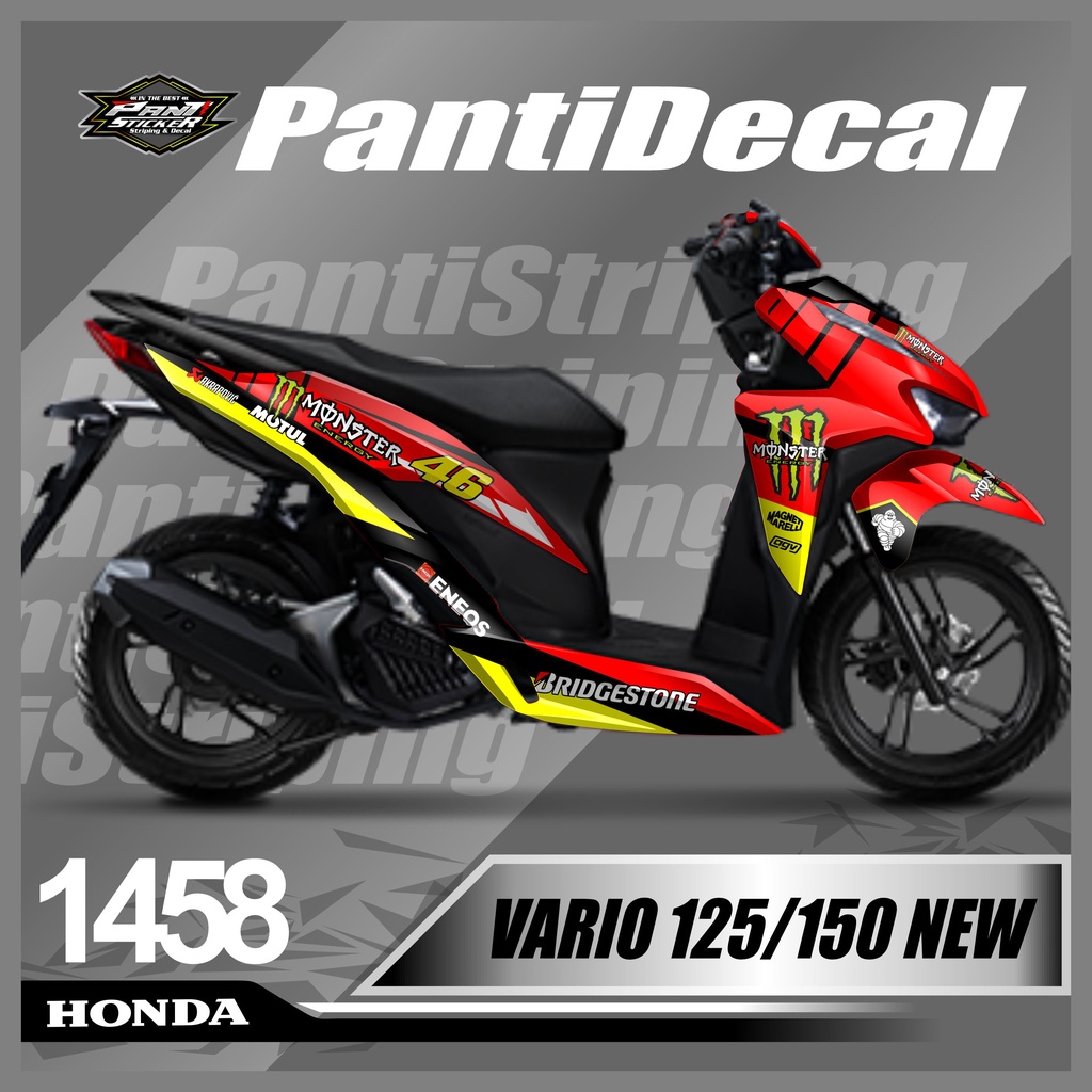 Jual Decal Sticker VARIO 125/150 NEW Full Body Stiker Skotlet VARIO ...