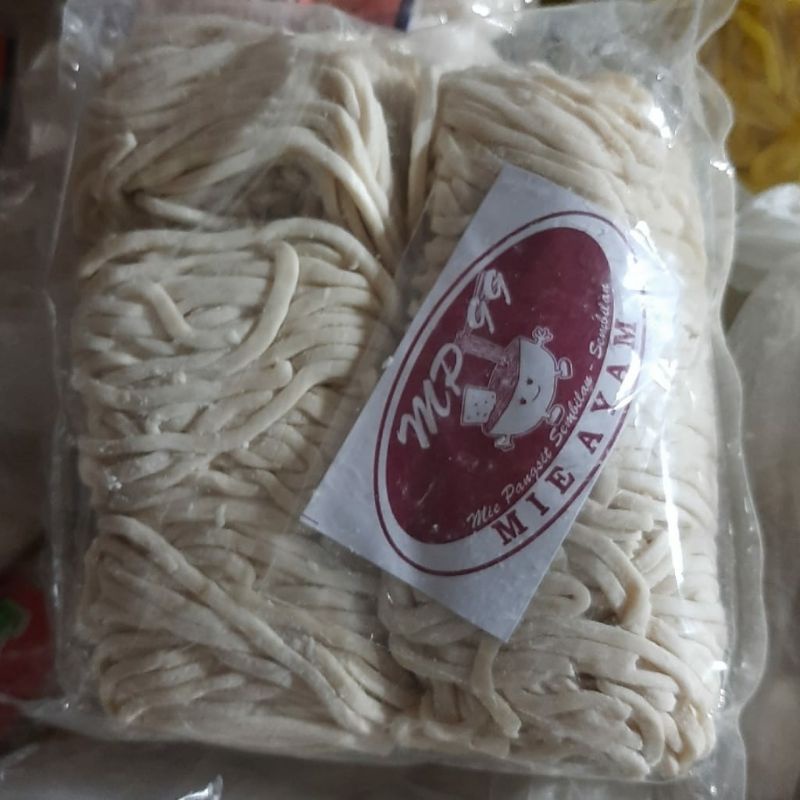 Jual Mie Telur Basah Mie Ayam 500 Gr Shopee Indonesia