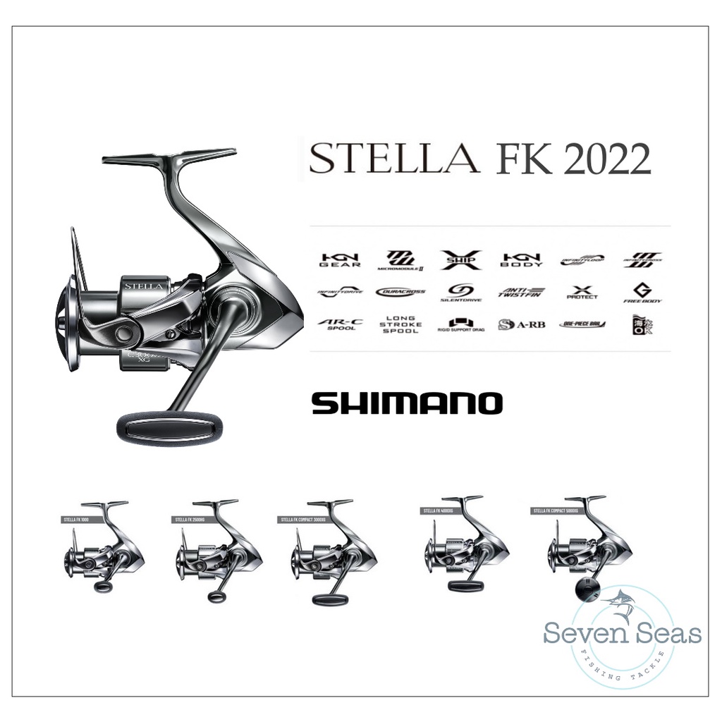 Jual Shimano Stella Fk 2022 1000 2500 C3000 4000 C5000 Spinning Reel