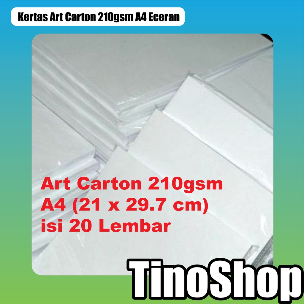 Jual Jual Kertas Art Carton 210gsm A4 Eceran Kertas Print Art Karton