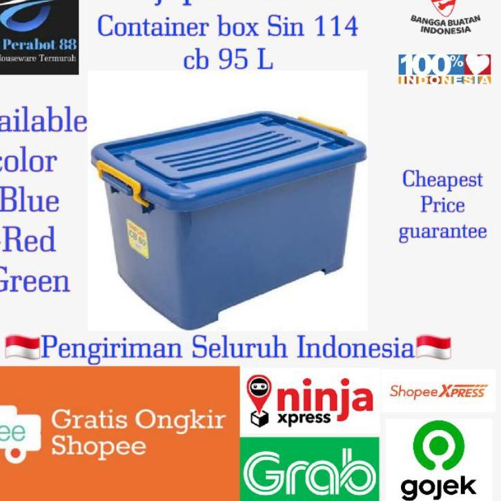 Jual Depan Shinpo Sinplas 114 CB 95 Container Box Plastik 95 liter ...