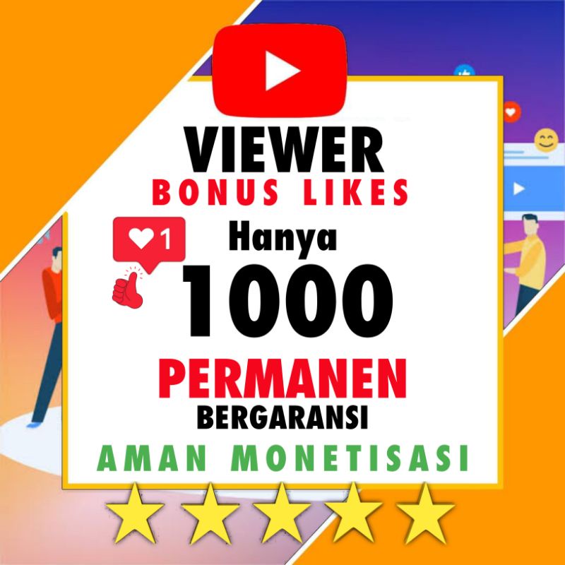 Jual Viewer Youtube Bonus Like - Permanen Bergaransi | Shopee Indonesia