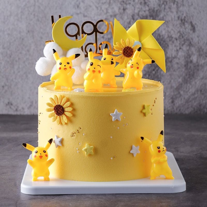 Jual TOPPER CAKE POKEMON PIKACHU / FIGURE ACTION POKEMON PIKACHU ...