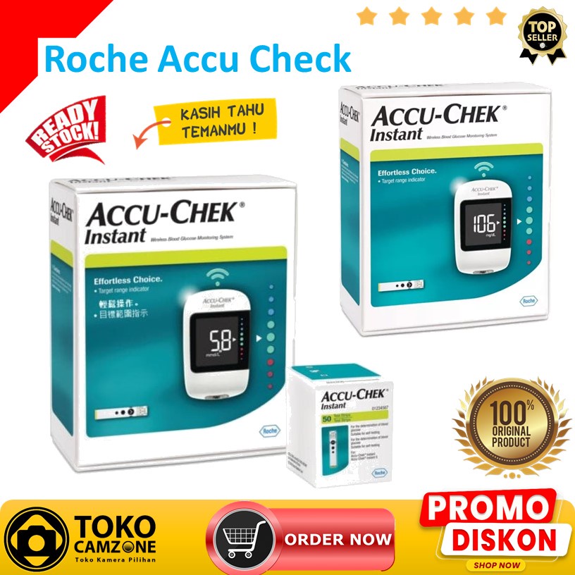 Jual Strip Accu Check Instant Accucheck Instan Glucose Test Strip