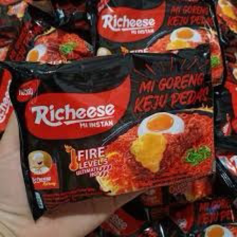 Jual mie goreng richeese level 5 | Shopee Indonesia