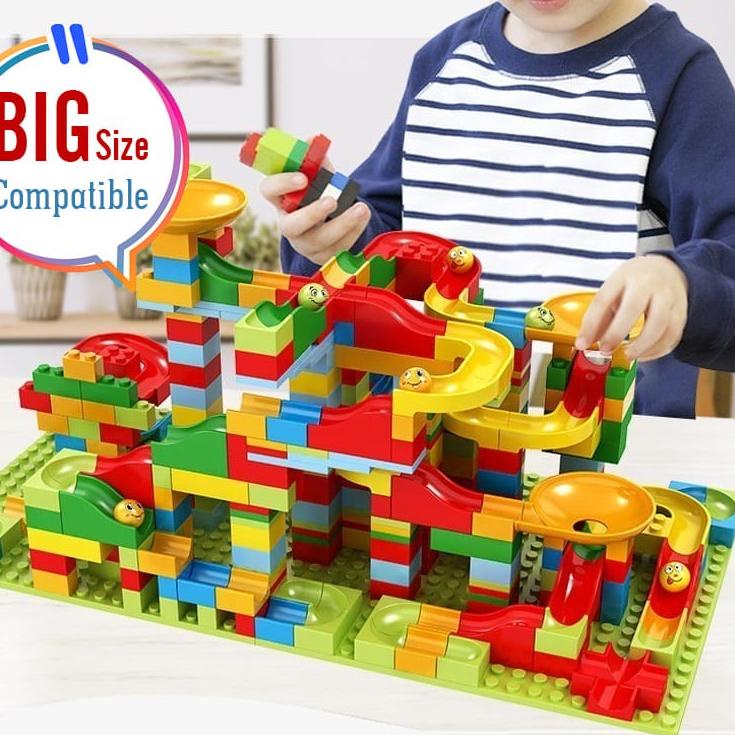Jual STAR WD Marble Race Run 168pcs Bulding Blocks Balok Susun Track ...