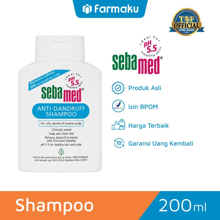 Jual Sebamed Anti Dandruff Shampoo 200 Ml Shopee Indonesia