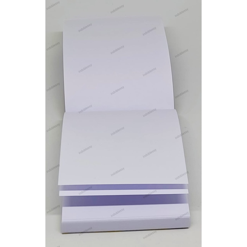 Jual BUKU NOTA POLOS memo 10 Cm x 10 Cm HVS 100 gr ISI 100 Lembar ...