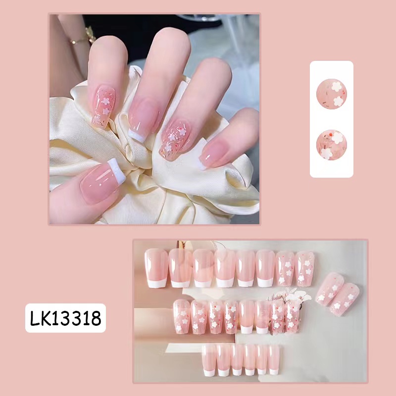 Jual Lk Lk Pcs Kuku Palsu Dan Lem Fake Nail Art D