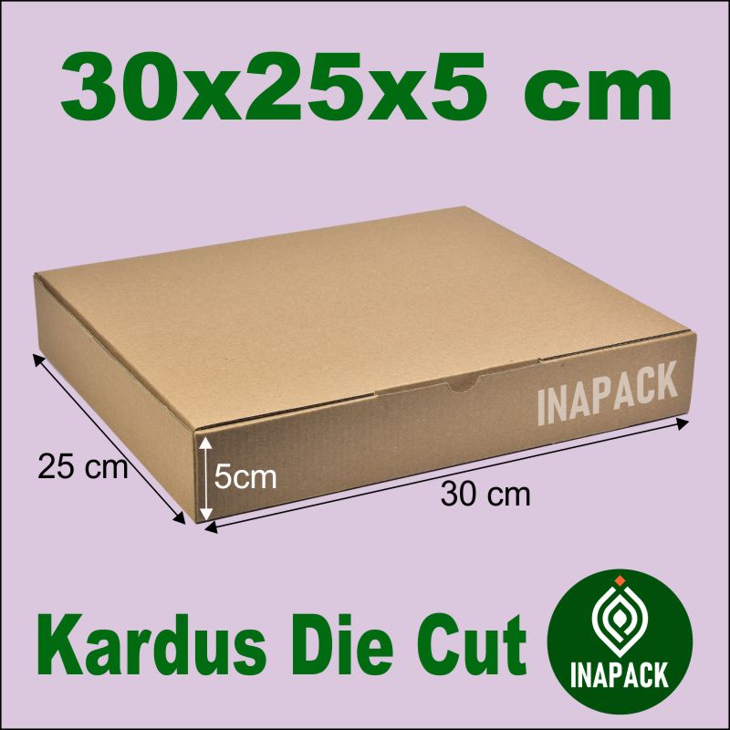 Jual Kardus Box Baju 30 X 25 X 5 Cm Kardus Die Cut 30x25x5 Cm