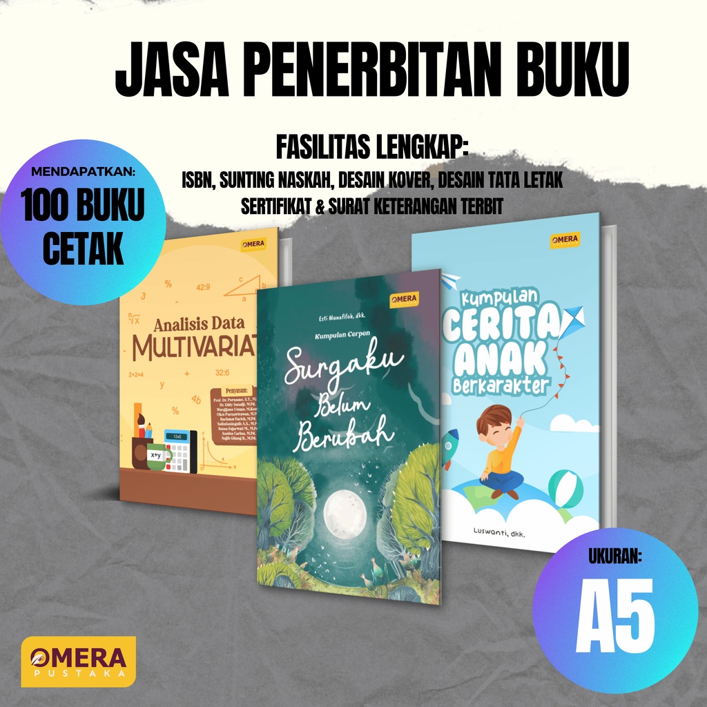 Jual Jasa Penerbitan Buku: Fasilitas Lengkap + 100 Buku Cetak | Shopee ...