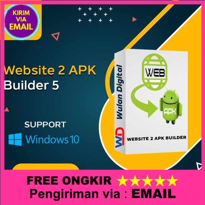 Software Membuat APK dari Website: Website 2 APK Builder Pro 5 [Win] Lifetime