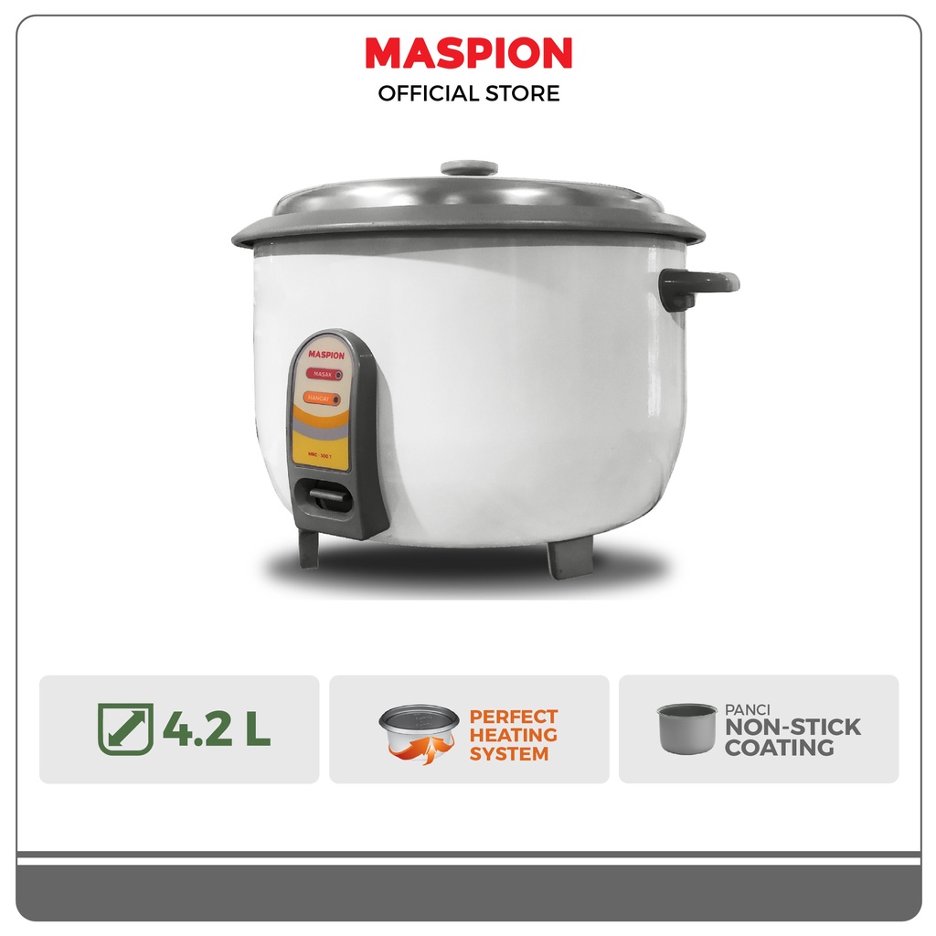 Jual Maspion Rice Cooker Magic Com 4,2 Liter MRC 300 T Shopee Indonesia
