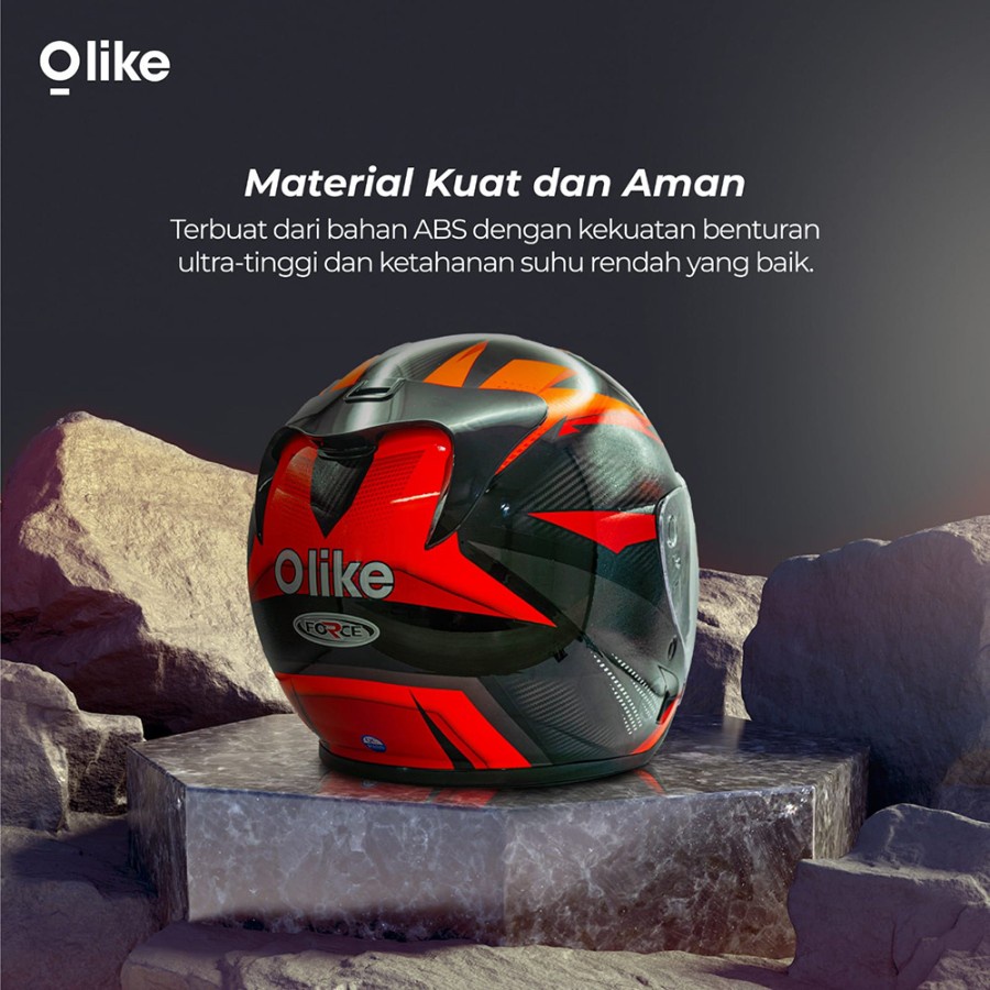 Jual OLIKE OASE RIDER Helm Rider Bluetooth Helmet Music SNI- ORIGINAL ...