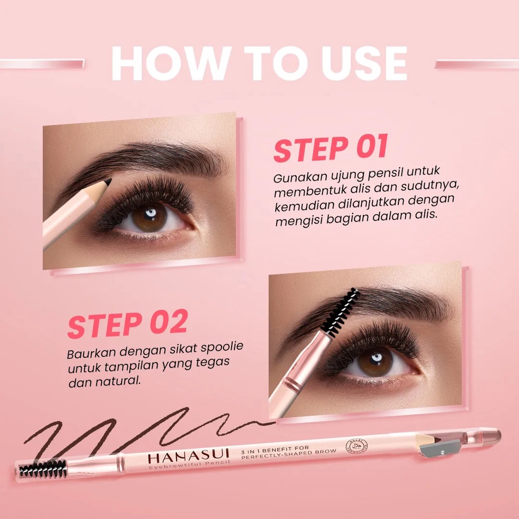 Jual Hanasui ( Eyebrowtiful Pencil / pensil alis ) Hanasui