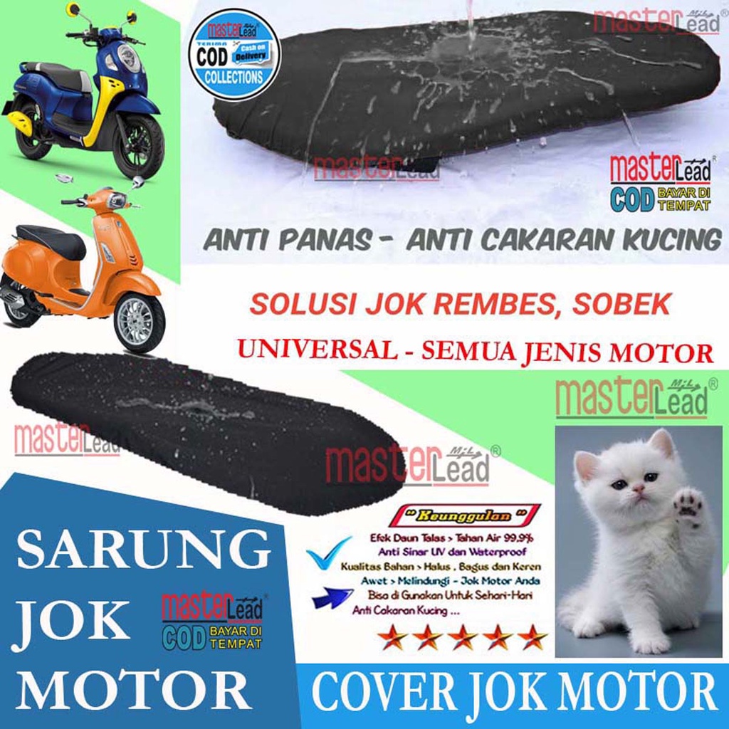 Jual Cover Jok Sarung Jok Motor Vario Beat Fazzio Scoopy Mio Nmax Aerox Lexi Pcx Adv Sarung