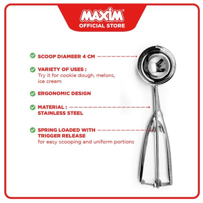 Jual Maxim Tools Ice Cream Scoop S - Sendok Es Krim Stainless Steel ...
