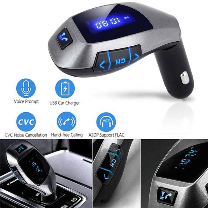 Jual X5 Wireless Car Kit MP3 Player Bluetooth FM Transmitter