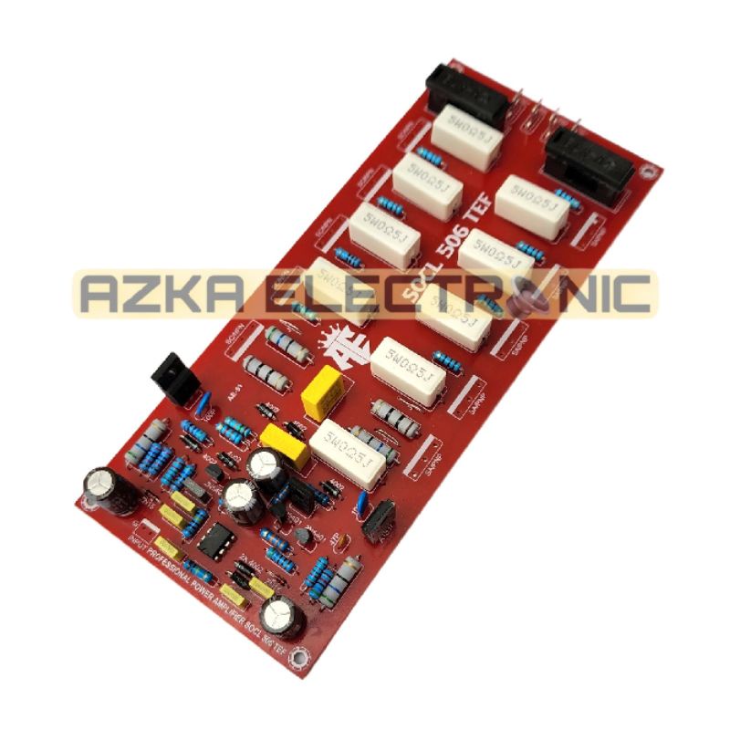 Jual Kit Driver Power Amplifier SOCL 506 TEF Plus PCB TR Final AE-51