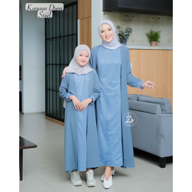 Jual [HOT PROMO] KANAYA ZR COUPLE IBU ANAK/VALLINA ZR KIDS BAJU BURKAT ...
