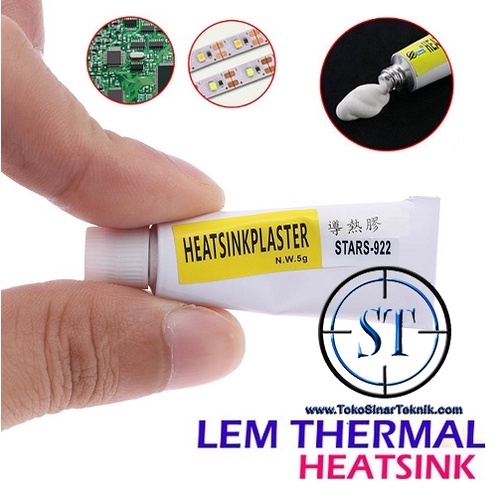 Jual Thermal Glue / Heat Sink Plaster / Thermal Adhesive Conductive Lem