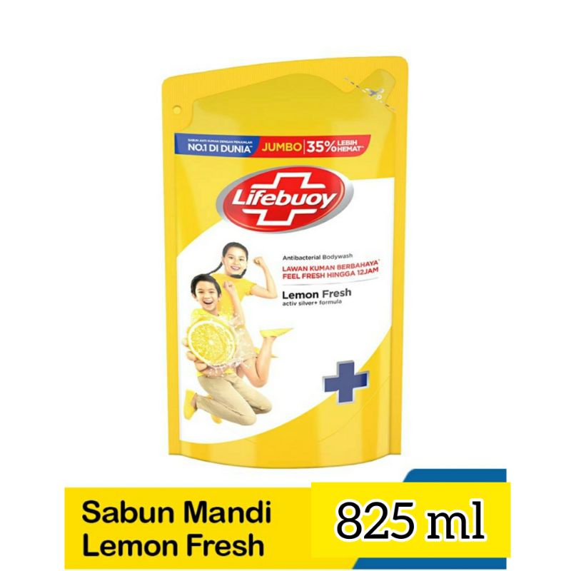 Jual Lifebuoy Body Wash Sabun Cair Sabun Mandi Cair Antibakteri Lemon