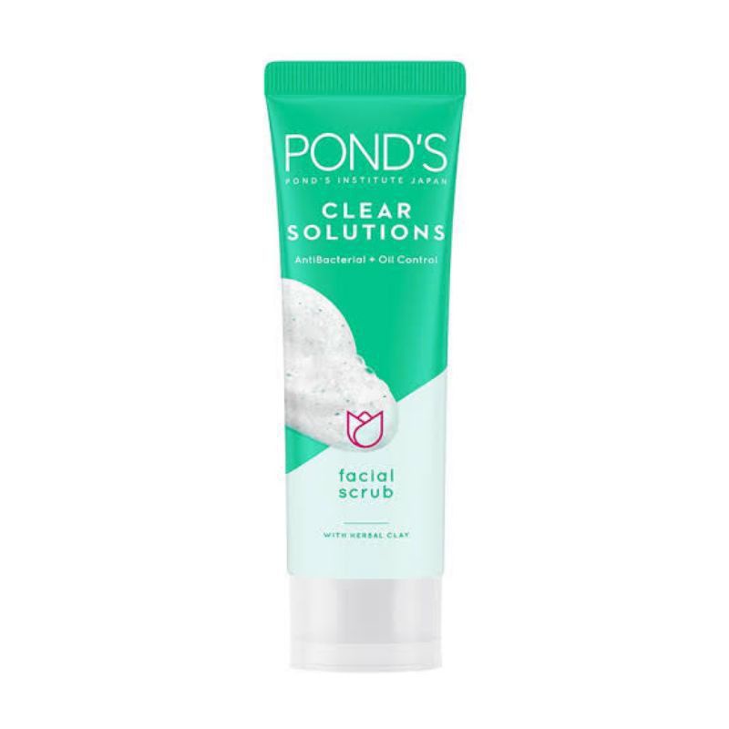Jual POND'S FACIAL SCRUB CLEAR SOLUTION SABUN MUKA PENCEGAH JERAWAT DAN