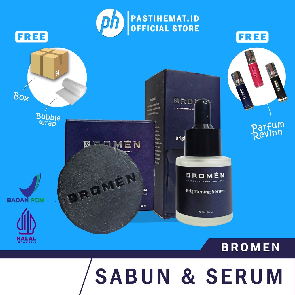 Jual Bromen Brightening Soap Sabun Cuci Muka Perawatan Pemutih Dan Pencerah Wajah Pria Viral