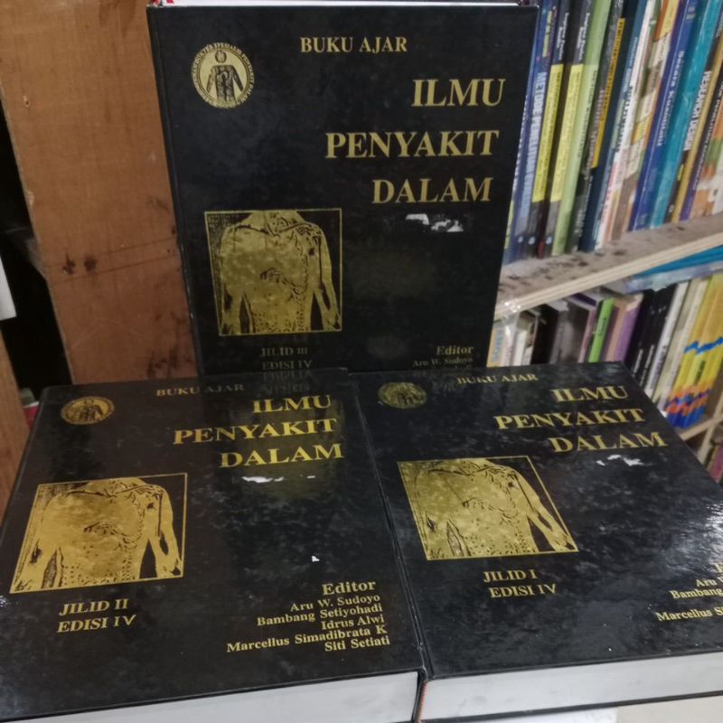 Jual Buku Ajar ILMU PENYAKIT DALAM EDISI 4 JILID 1,2,3 LENGKAP 1 SET ...