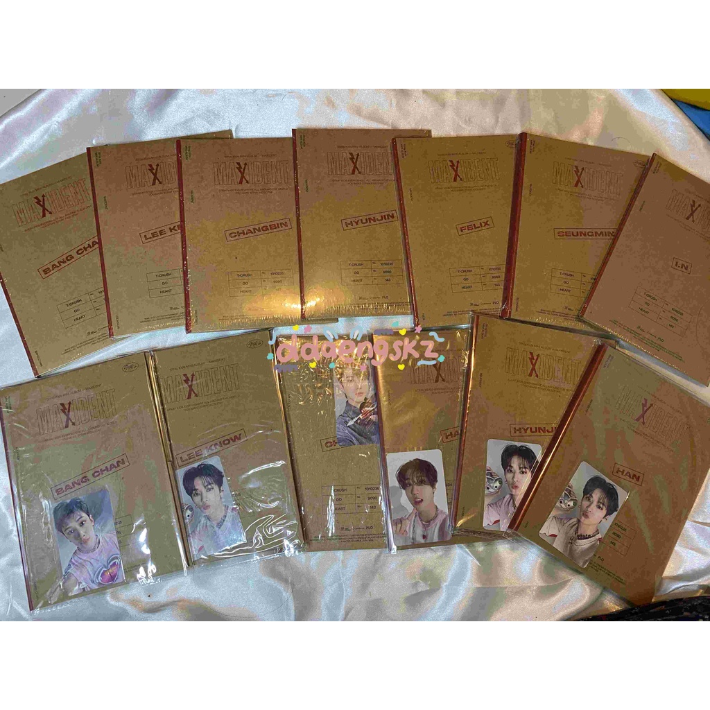 Jual [2nd press] stray kids maxident paper case album sealed unsealed ...