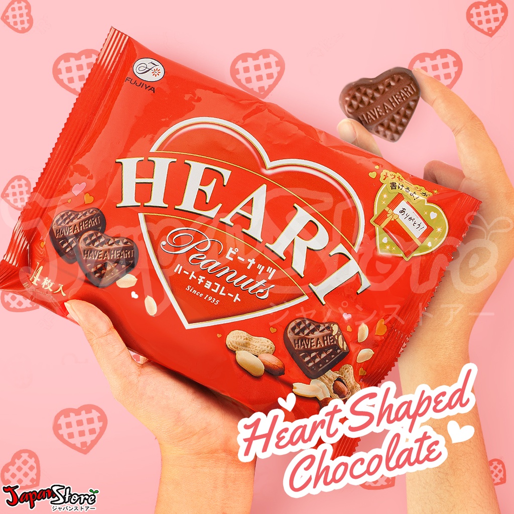 Jual Fujiya Peko Heart Peanut Chocolate Bag Shopee Indonesia