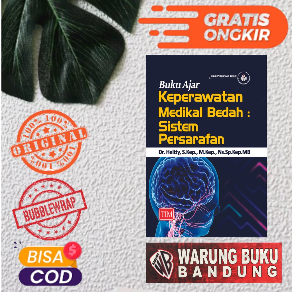 Jual Buku Ajar Keperawatan Medikal Bedah Sistem Persarafan - Dr. Heltty ...