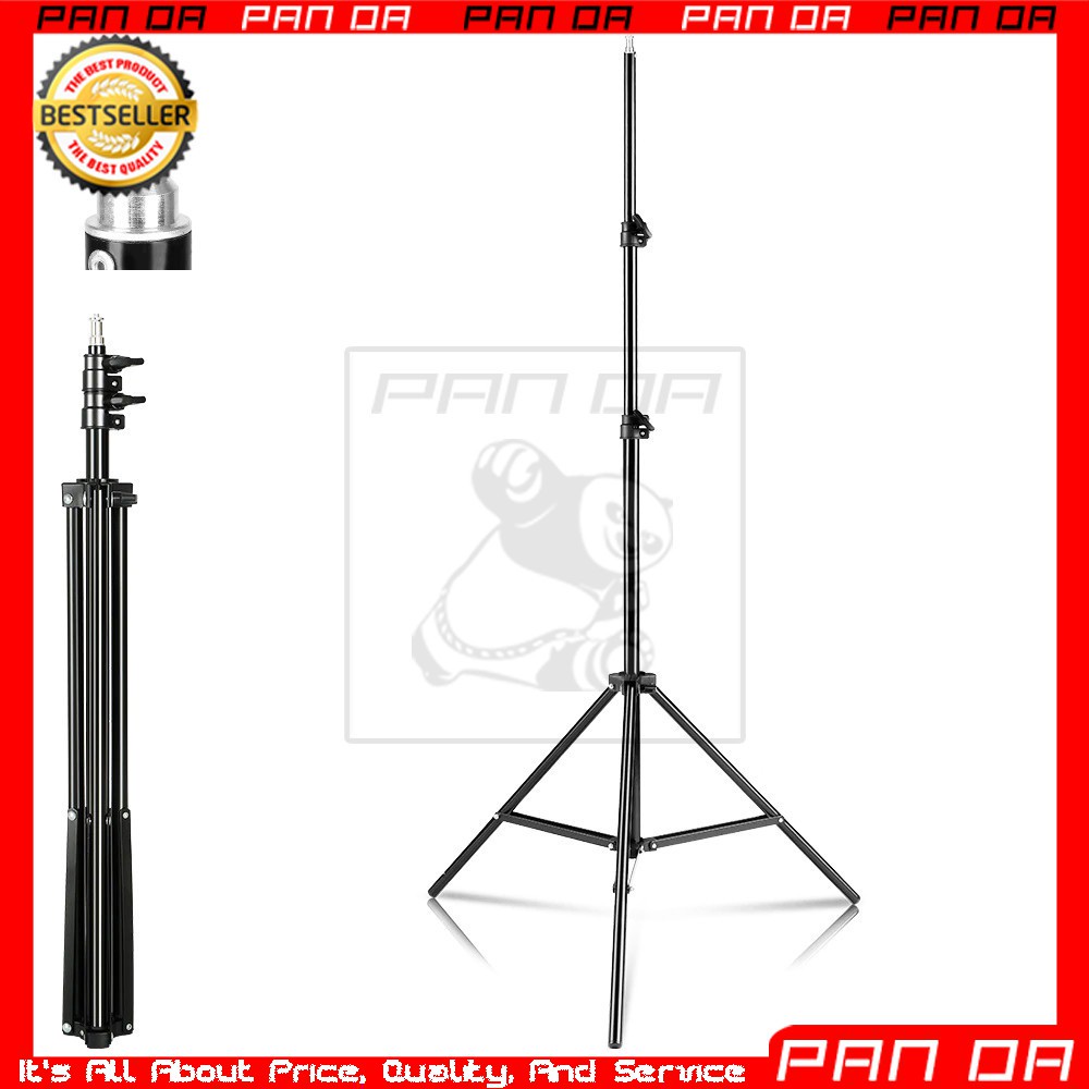 Jual Stand Holder Tripod 2 Meter Handphone Kamera Ring Light Universal ...