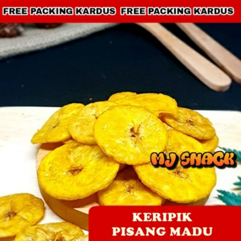 Jual Keripik Pisang Madu 250 Gram Kripik Manis Snack Kiloan Makanan