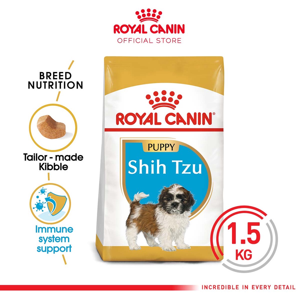 Jual ROYAL CANIN SHIH TZU PUPPY 1 5KG ROYAL CANIN SHIH TZU JUNIOR 1.5 KG MAKANAN ANJING ANAKAN Shopee Indonesia
