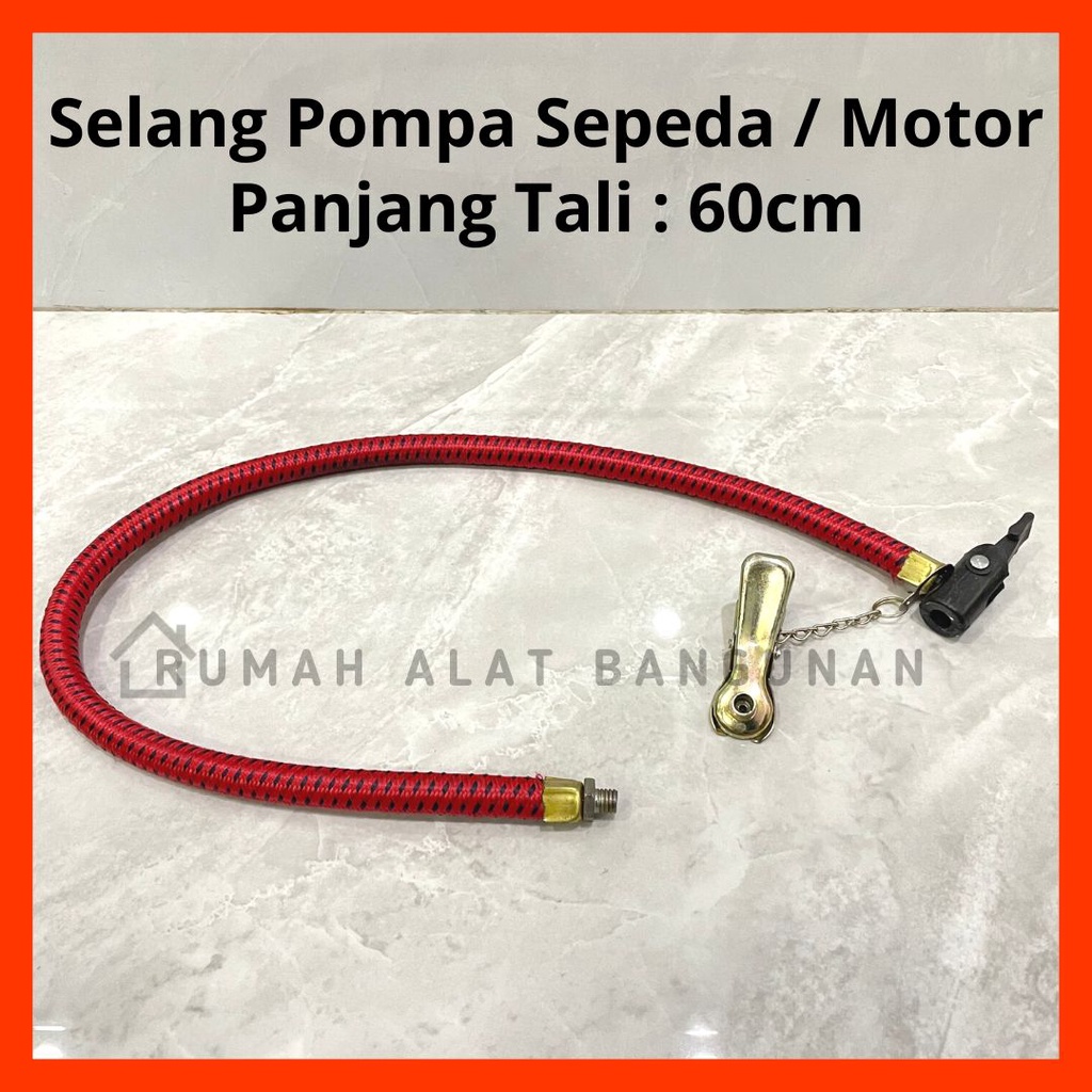 Jual Selang Pompa Sepeda Motor Panjang Cm Selang Pompa Ban Angin