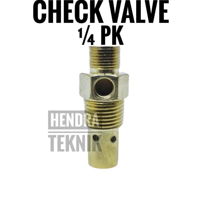 Jual CHECK VALVE COMPRESSOR 1/4 PK NON RETURN KATUP UNLOADER KOMPRESOR