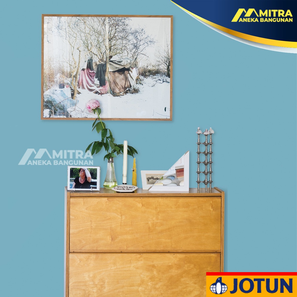 Jual CAT TEMBOK INTERIOR EKSTERIOR JOTUN WARNA LIGHT TEAL 5006 / BIRU