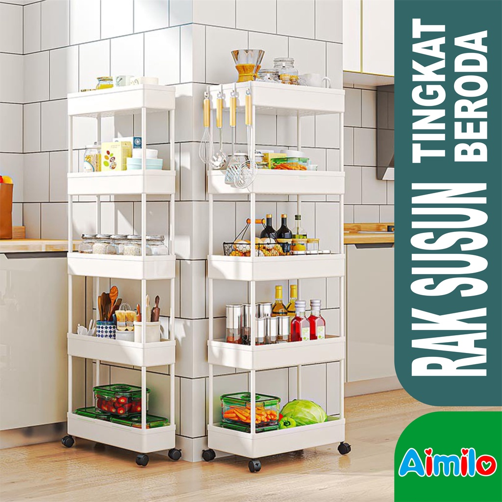 Jual Aimilo Rak Dapur Minimalis/ Rak Dapur Tingkat serbaguna / Rak ...