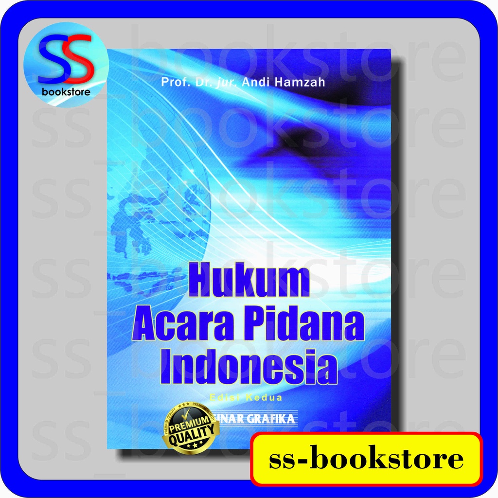 Jual Hukum Acara Pidana Indonesia Edisi Kedua Andi Hamzah Shopee