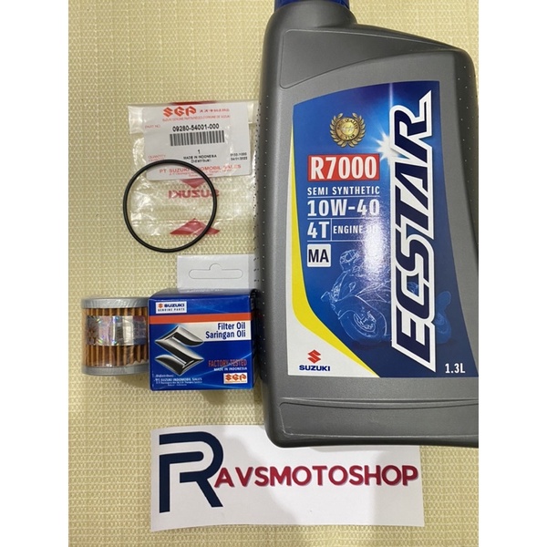 Jual PAKET GRATIS FILTER OLI DAN SIL O RING OLI SUZUKI R7000 SATRIA FU ...