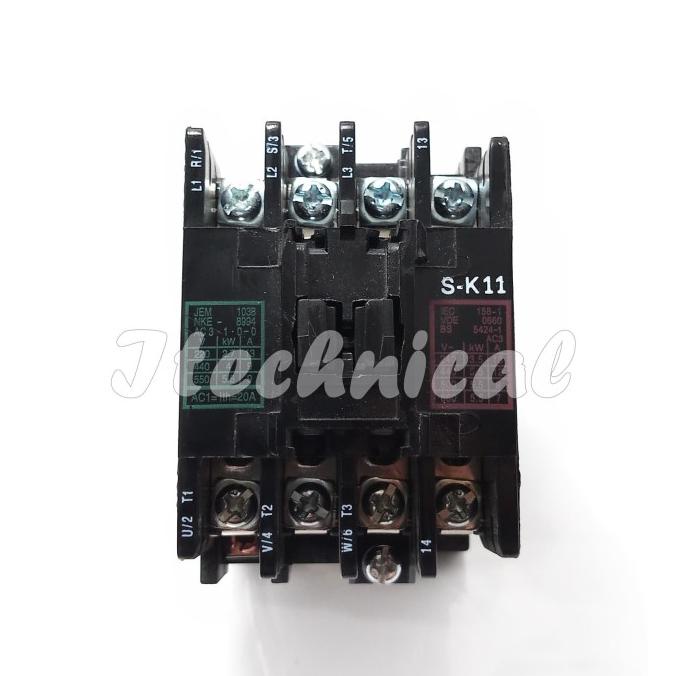 Jual Magnetic Contactor Sk-11 220V 380V / Ac Kontaktor Sk 11 220Vac 380 ...