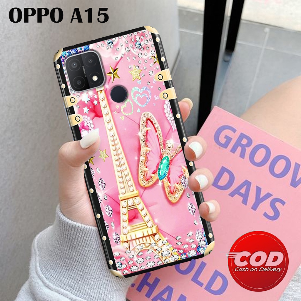 Case Hp OPPO A15 Casing Hp OPPO A15 Fashion Case paris Case  Cewek- Case Cowok Silicon Hp Mika Hp Softcase HARDCASE 3D/2D