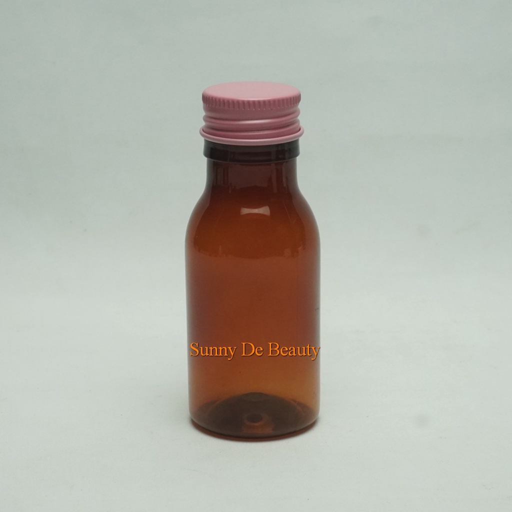 Jual Botol Obat Sirup Ml Coklat Tutup Alumunium Ulir Js Botol