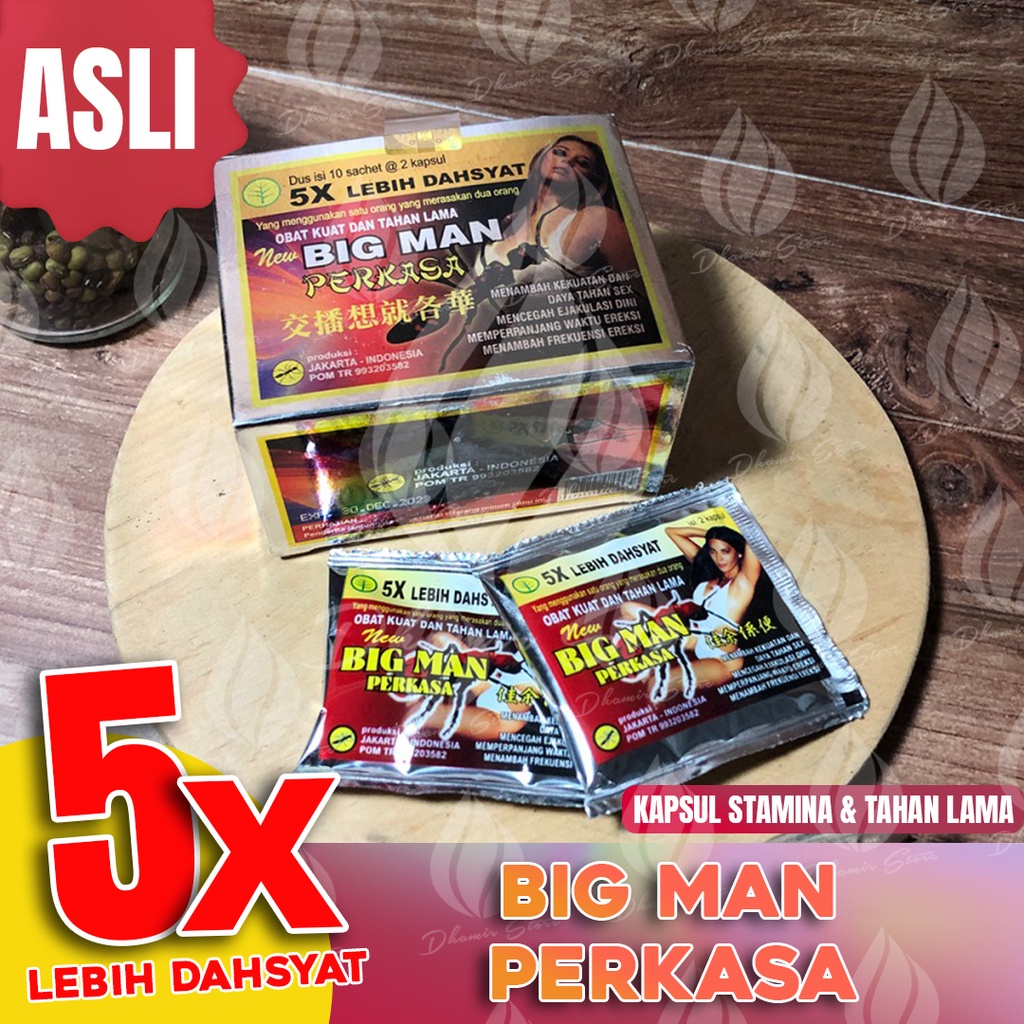 Jual Kapsul Big Man Perkasa Original Kuat Dan Tahan Lama Khusus Pria 1 Kotak Shopee 3592