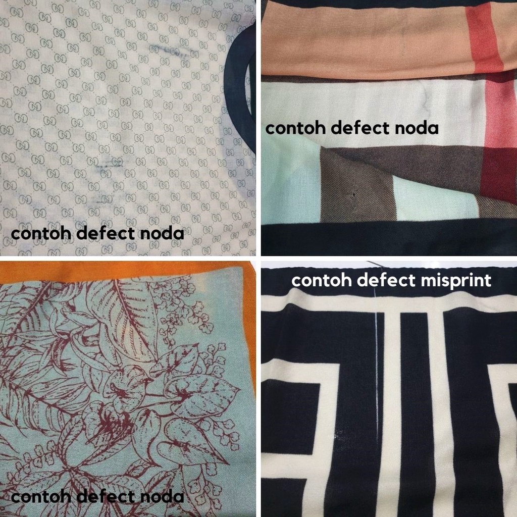 Jual MLT DEFECT SALE PASHMINA180x85 (SALE BARANG REJECT/CACAT) DEFECT ...