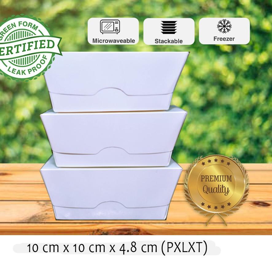 Jual Lunch Box Paper | Kemasan Kotak Kertas | Kecil S (50 PC) | Shopee ...