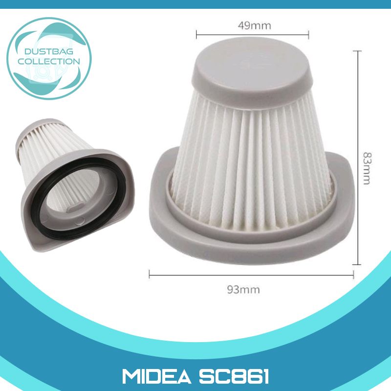 Jual Vacuum Cleaner Hepa Filter Midea SC861/SC861A Filter penyedot debu ...