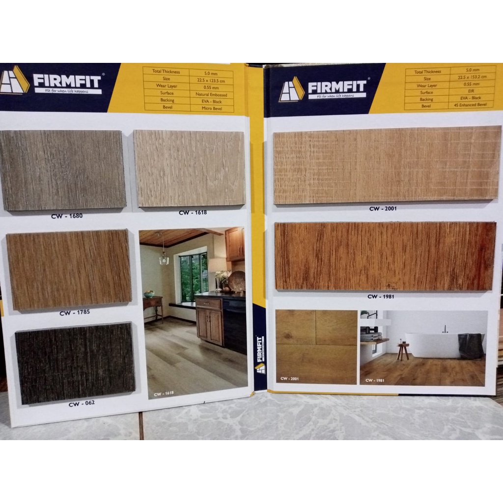 Jual FIRMFIT BORNEO Lantai Spc Interlock PVC Include Foam | Shopee ...